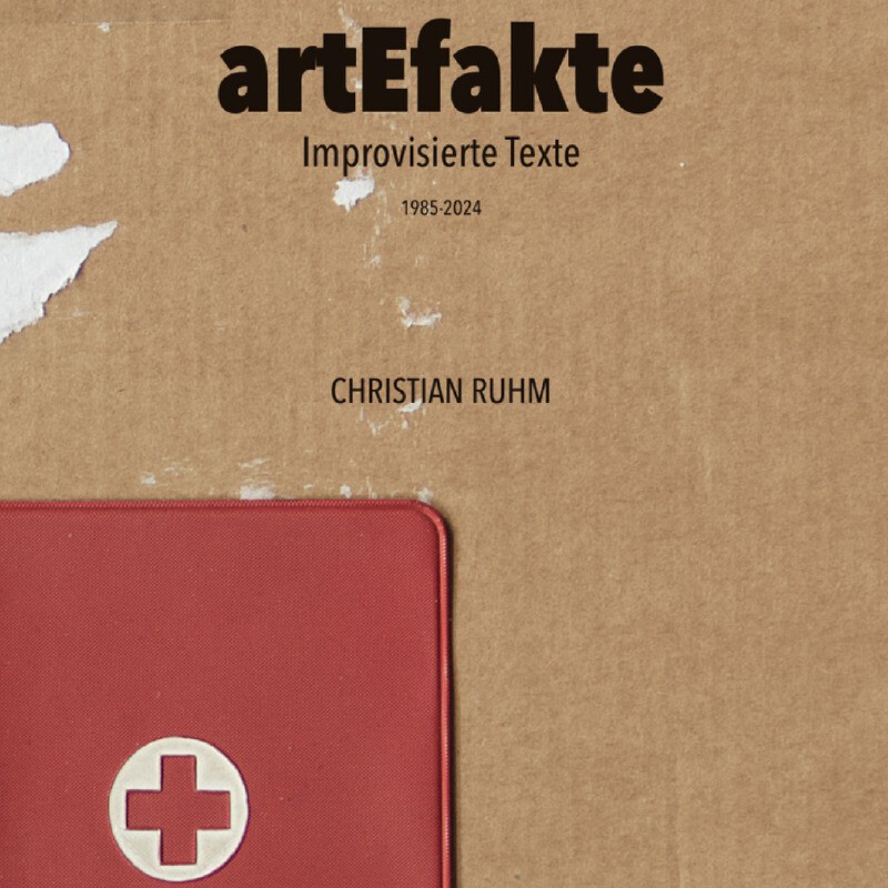 Buchcover artEfakte von Christian Ruhm
