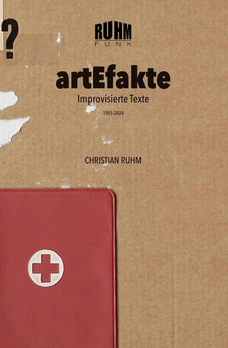 Buchcover artEfakte von Christian Ruhm